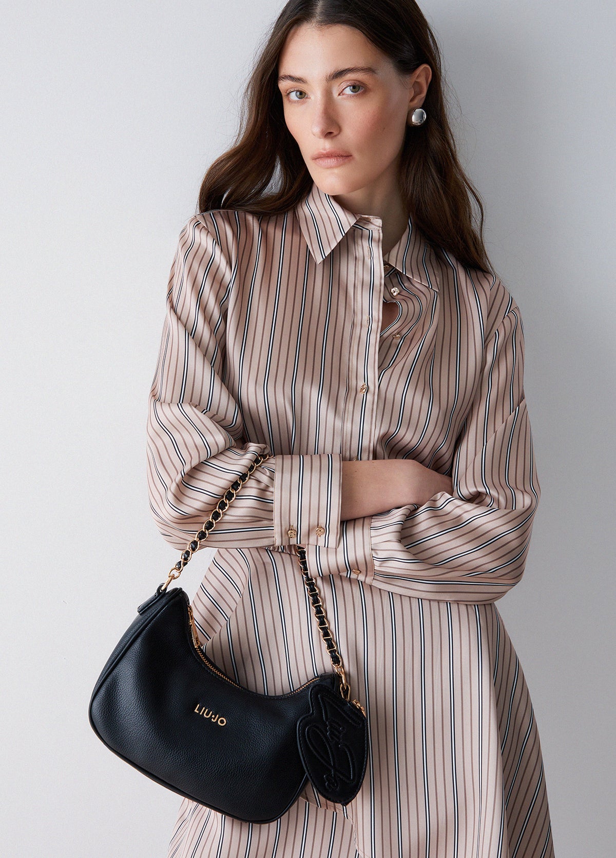Liujo Liu Jo Sac Hobo Petit Format Avec Porte-monnaie
