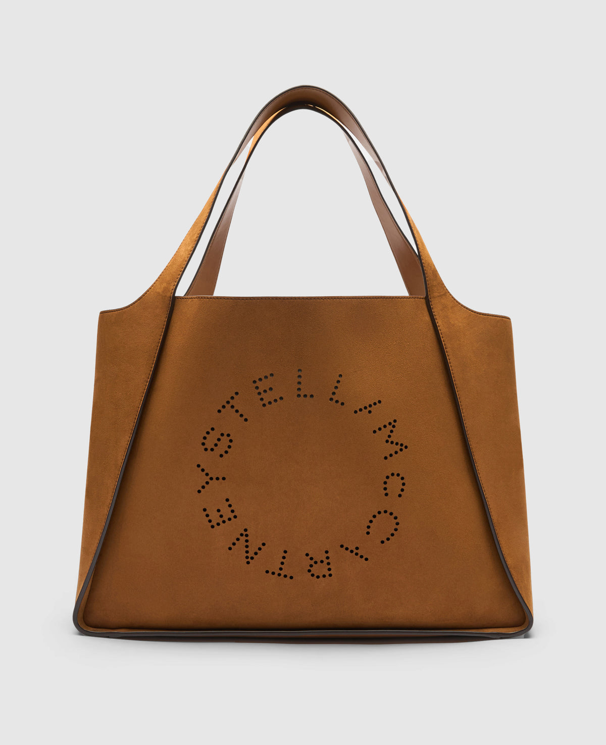 Stella McCartney Logo Large Tote Bag, Woman, Brandy