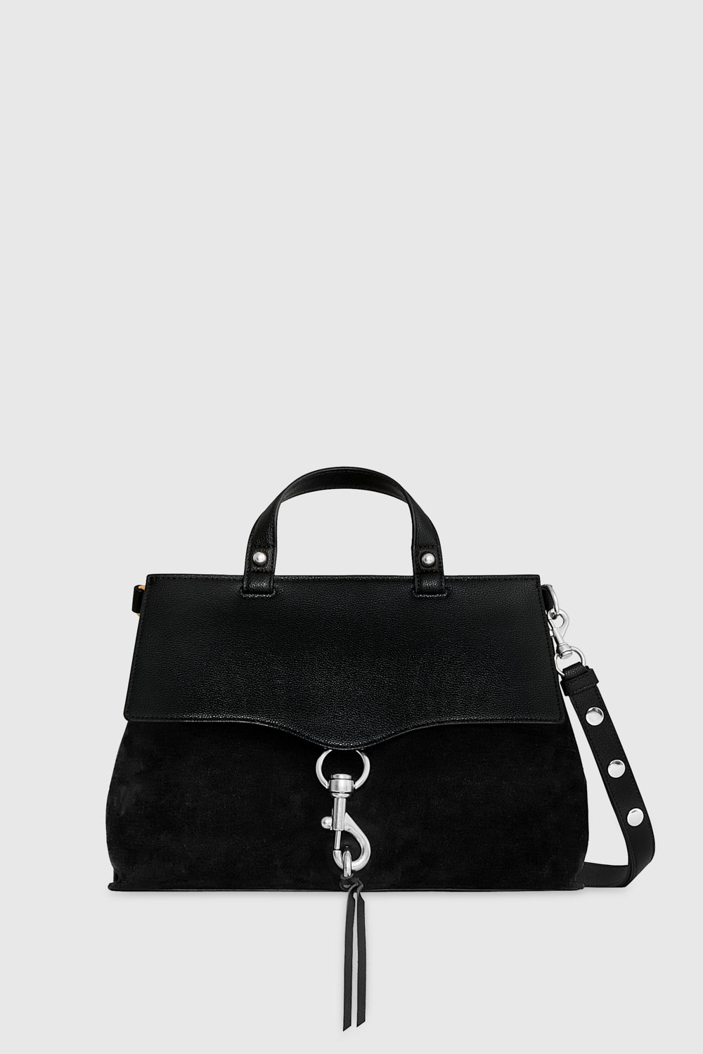 Rebecca Minkoff Keith Medium Satchel Bag In Black