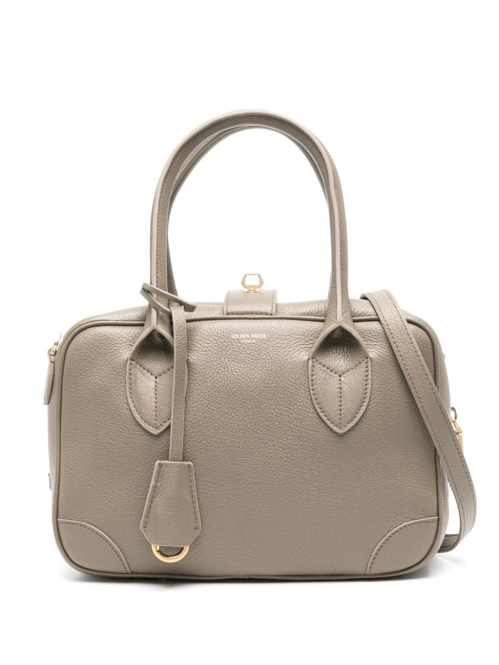 Golden Goose Women's Dark Olive Leather Handbag With Hardware in Sage Green | Size UNI | GWA00470 Color A00060235668