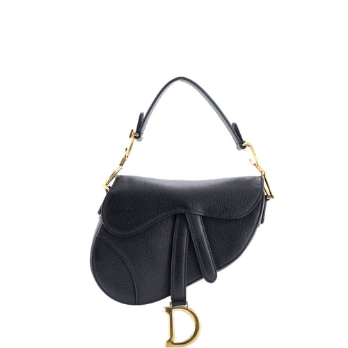 Saddle Handbag Leather Mini