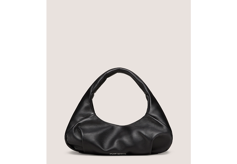 Stuart Weitzman Mini sac hobo Moda en cuir nappa souple noir sans dimension