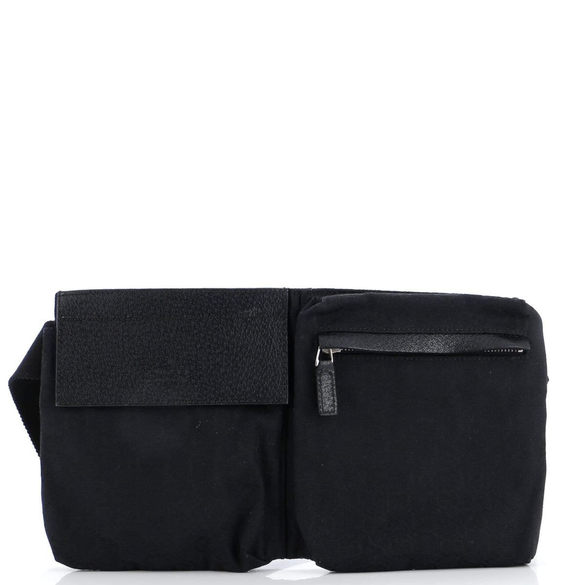 Gucci GUCCI Vintage Double Belt Bag GG Denim