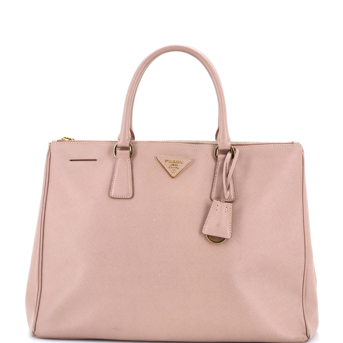 Prada PRADA Double Zip Lux Tote Saffiano Leather Medium