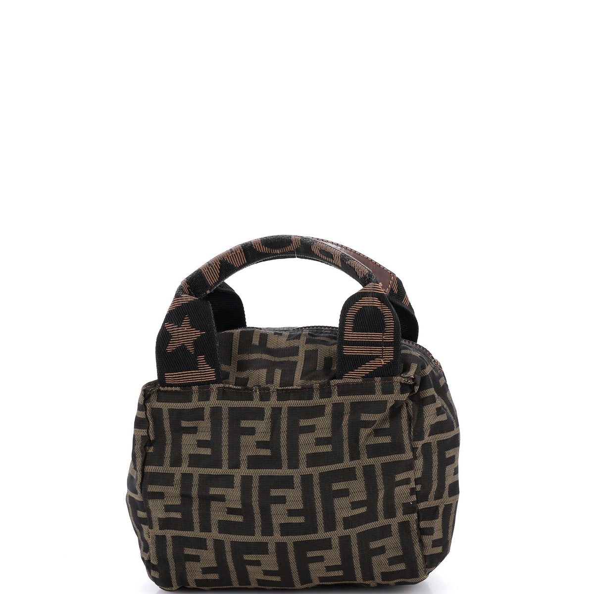 Fendi FENDI Vintage 1925 Cosmetic Tote Zucca Canvas Mini