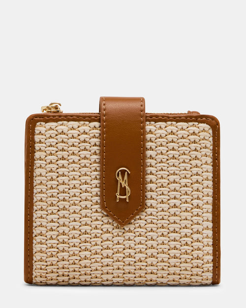 Women's Jem Straw Wallet - Light Natural
