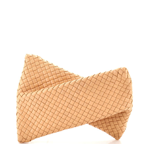 Crisscross Clutch Intrecciato Nappa