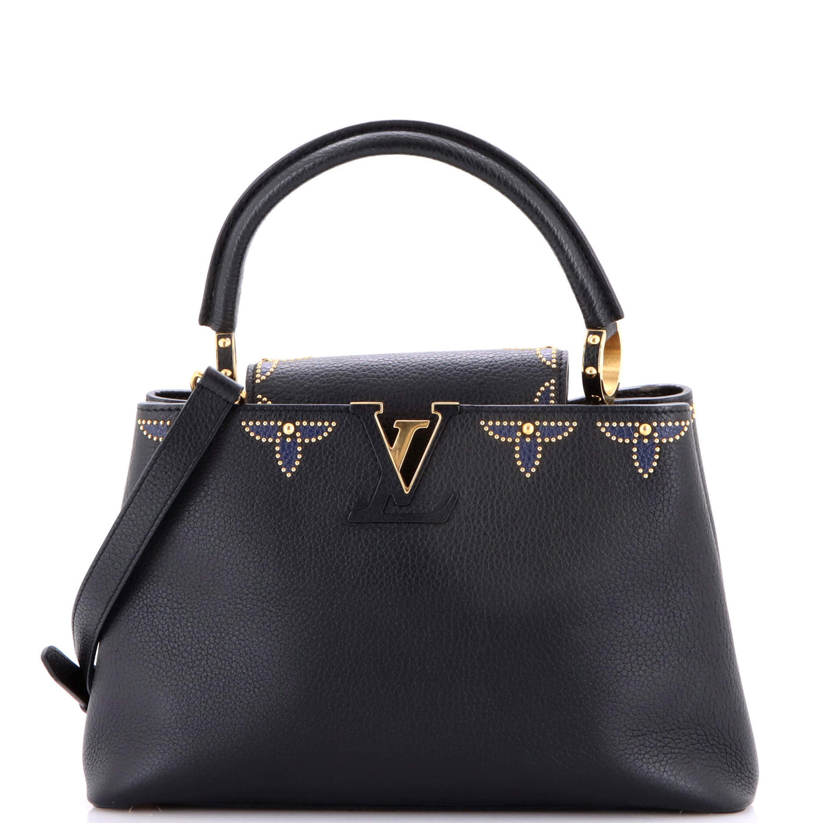 Louis Vuitton Capucines Bag Leather with Embellished Detail PM