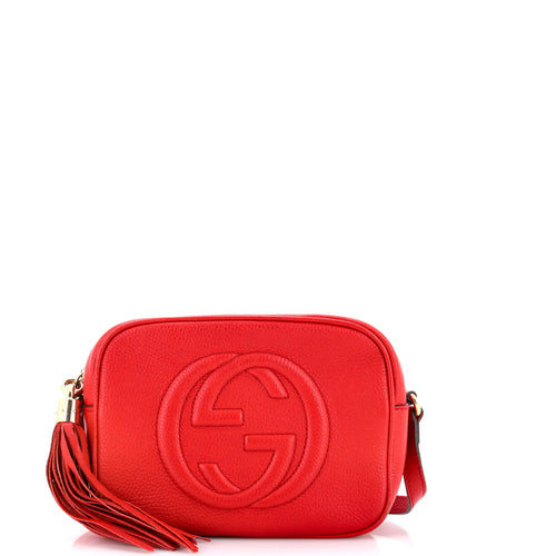 GUCCI Soho Disco Crossbody Bag Leather Small