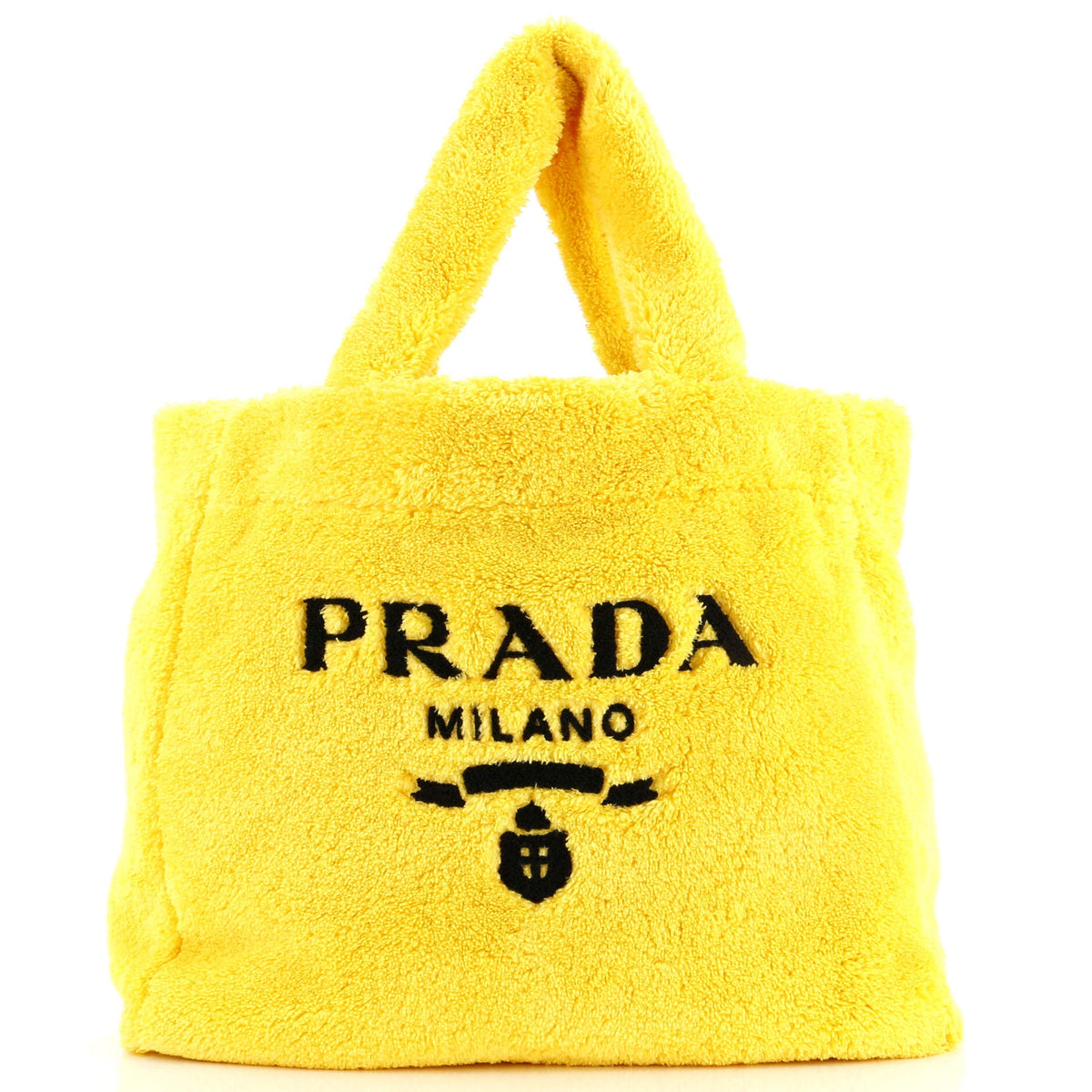 Prada PRADA Logo Tote Terry Cloth