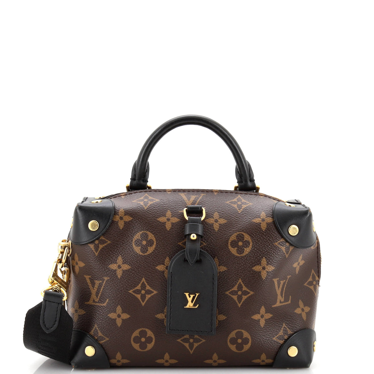 Louis Vuitton Petite Malle Souple Handbag Monogram Canvas
