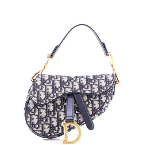 Saddle Handbag Oblique Canvas Mini