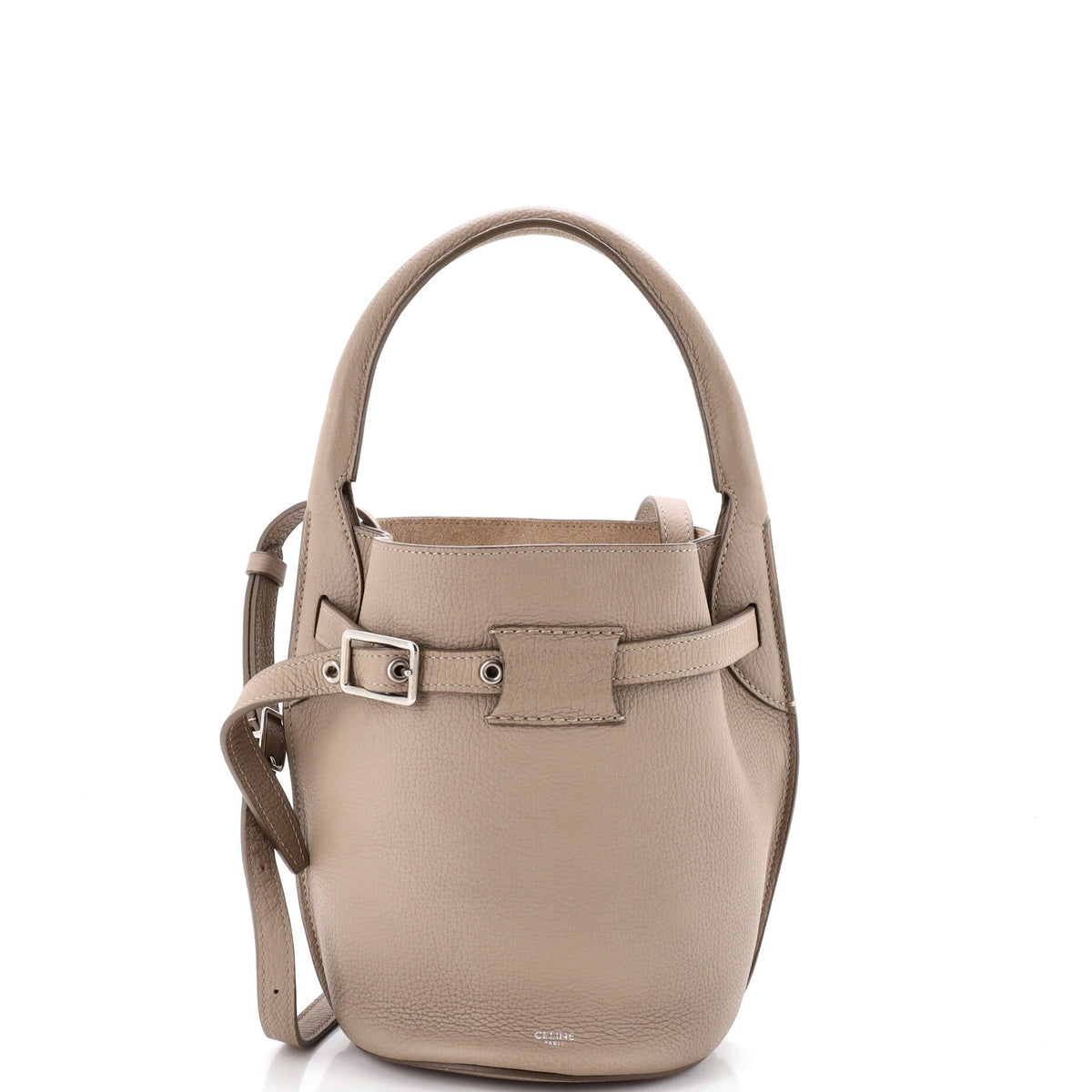 Celine CELINE Big Bag Bucket Leather Nano