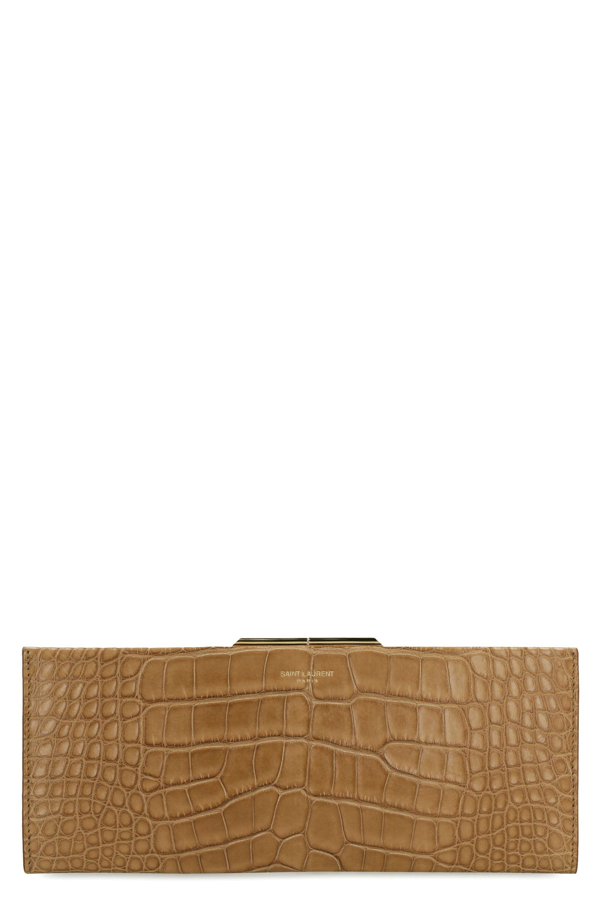 Saint Laurent Women's Midnight Leather Clutch in Brown | 697655EAAB6 Color 7732