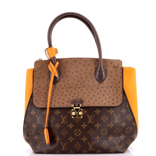Majestueux Tote Monogram Canvas and Exotics MM