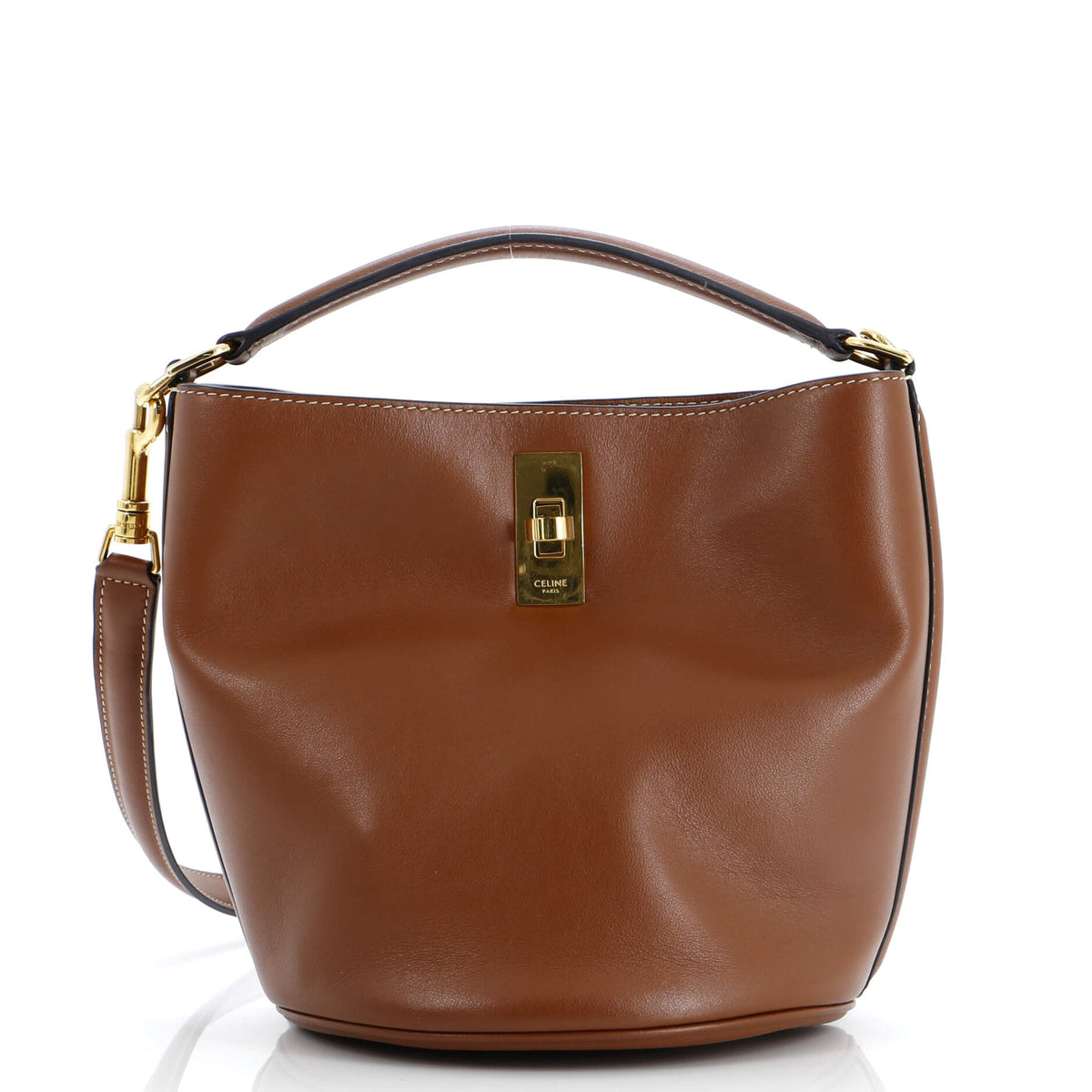 Celine CELINE Bucket 16 Bag Leather Teen