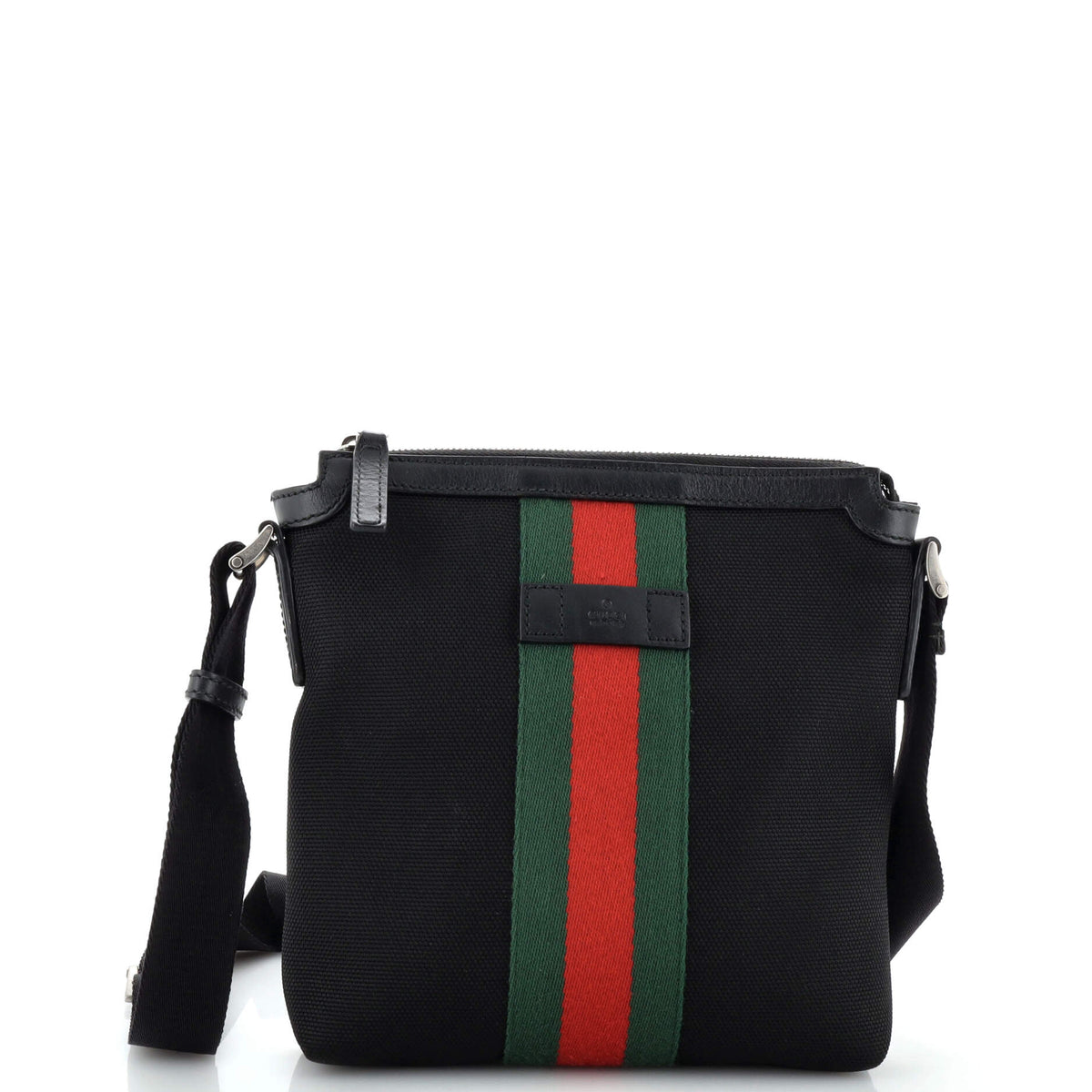 Gucci GUCCI Web Messenger Bag Techno Canvas Small