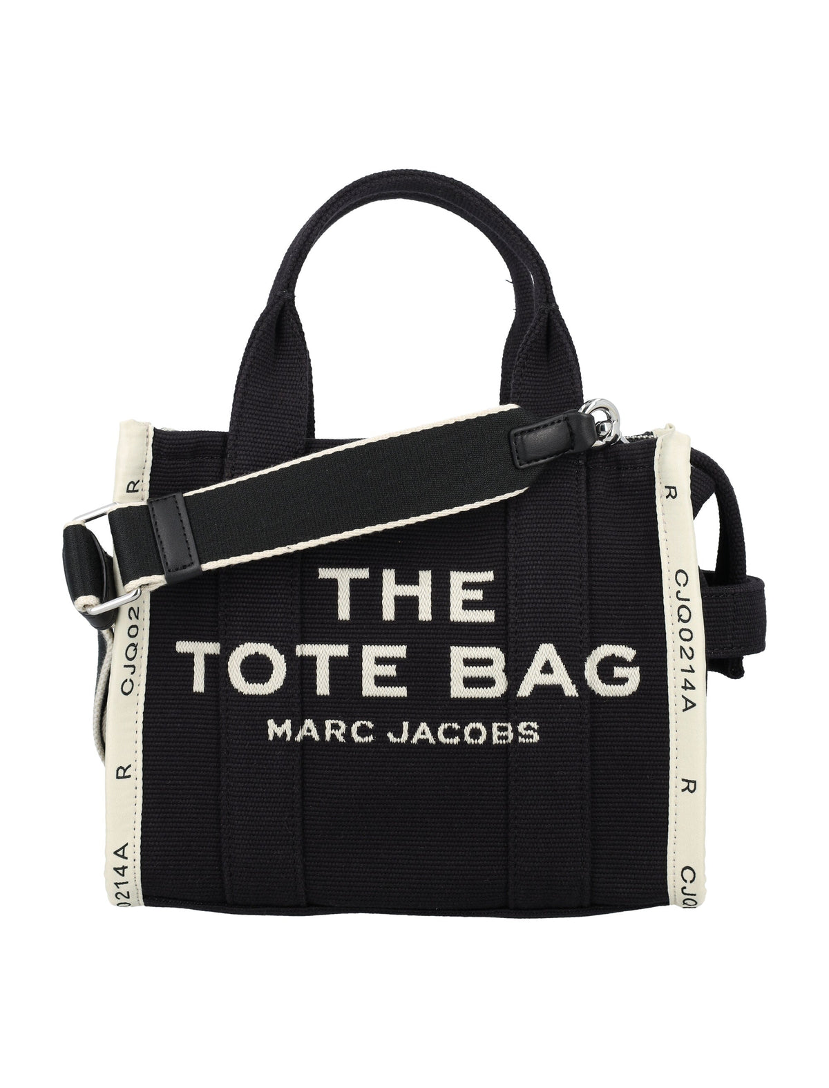 Marc Jacobs Women's The Jacquard Small Tote Bag in Black | 24AM0017025 Color 001