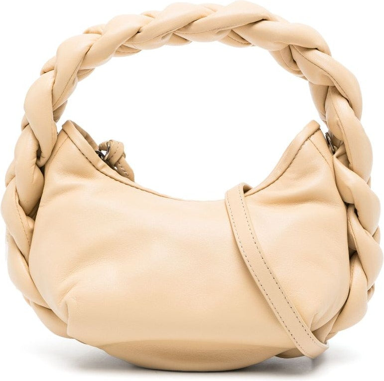 Hereu Women's Espiga Mini Plaited-Handle Leather Handbag in Beige | Size UNI | ESPIGAMINIOAT