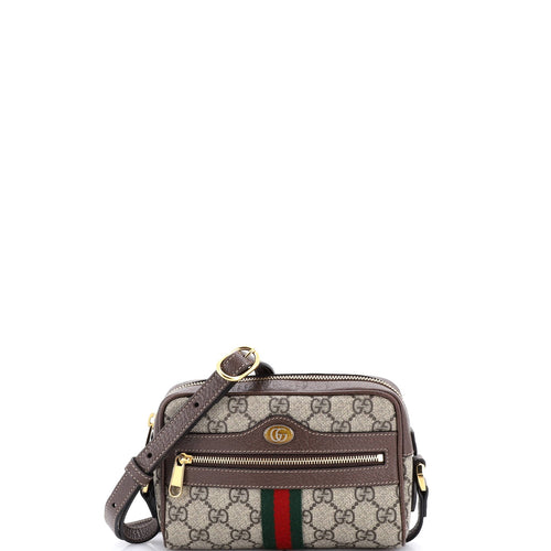 GUCCI Ophidia Shoulder Bag GG Coated Canvas Mini