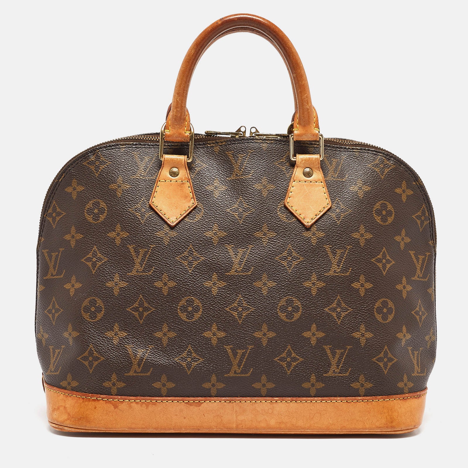 Louis Vuitton Alma PM-Tasche aus Canvas mit Monogramm