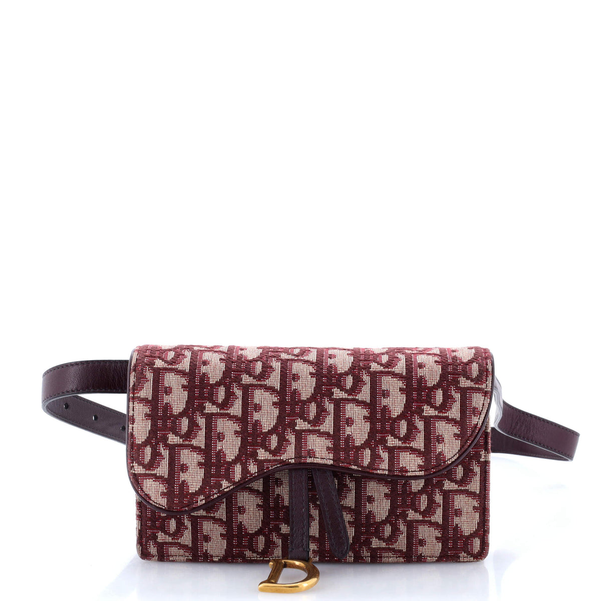 Christian Dior Saddle Rectangular Belt Bag Oblique Canvas