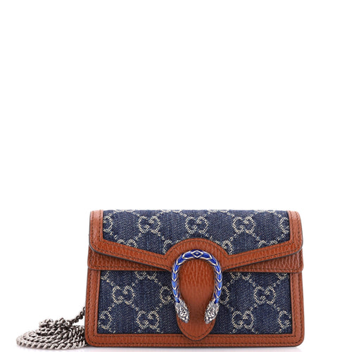 GUCCI Dionysus Bag GG Denim Super Mini