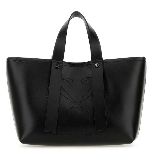 Off-White Women's Day Off Small Tote Bag in Black | OWNA223C99LEA001