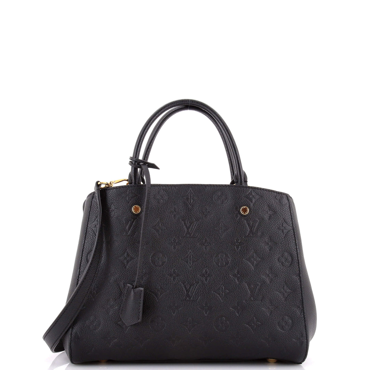 Louis Vuitton Montaigne Handbag Monogram Empreinte Leather MM