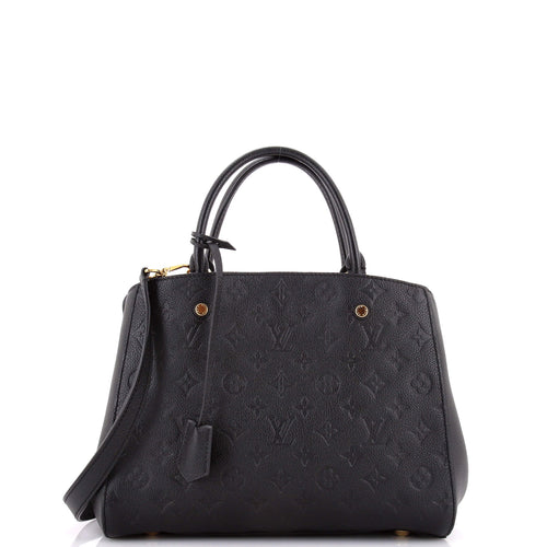 Montaigne Handbag Monogram Empreinte Leather MM