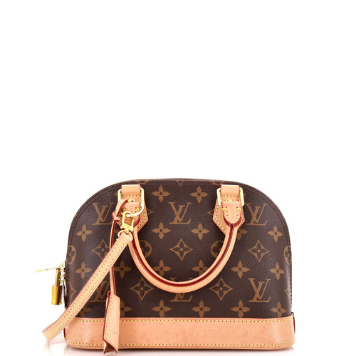 Alma Handbag Monogram Canvas BB