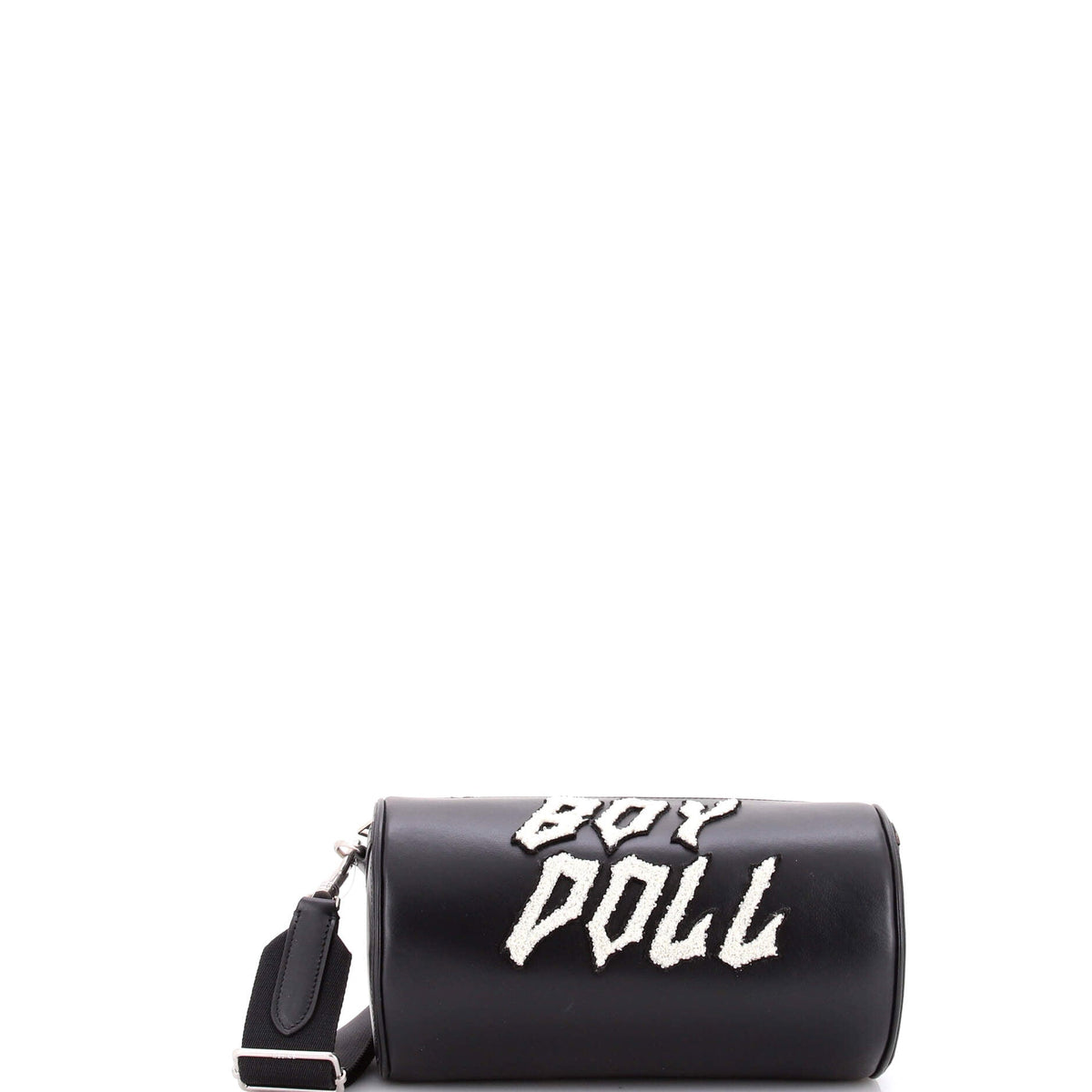 Celine CELINE Cylinder Shoulder Bag Leather with Applique