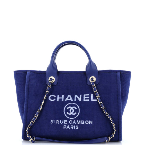 CHANEL Deauville NM Tote Mixed Fibers Medium
