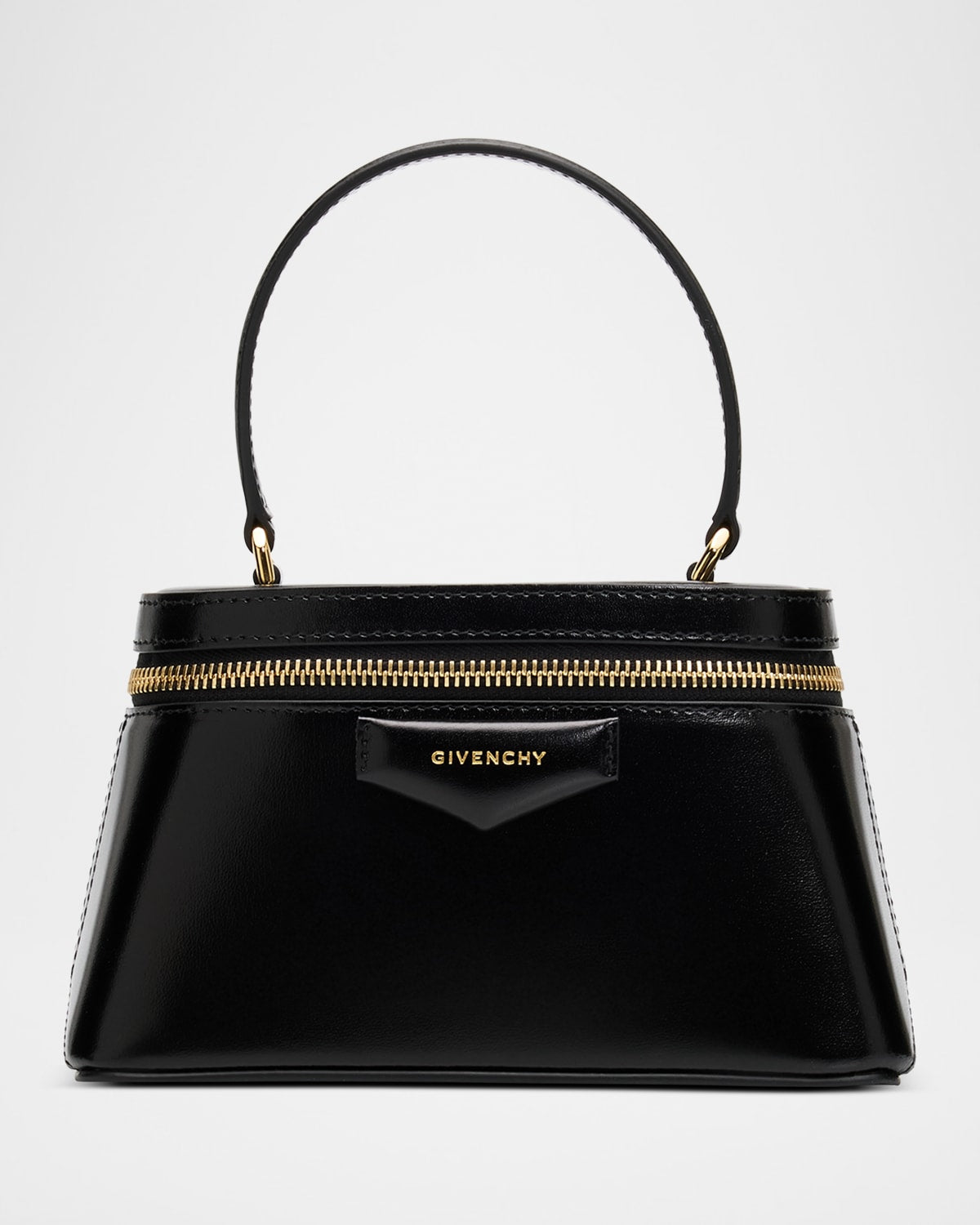 Givenchy Antigona Vanity Top-Handle Bag in Box Leather