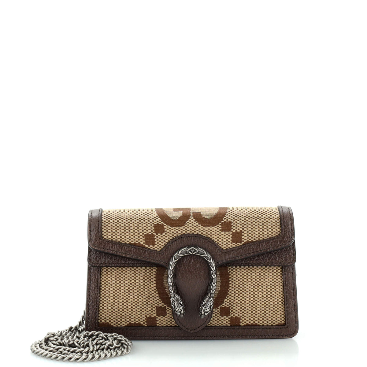 Gucci GUCCI Dionysus Bag Jumbo GG Canvas Super Mini