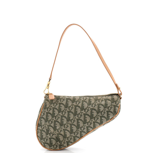 Vintage Saddle Bag Diorissimo Canvas Mini
