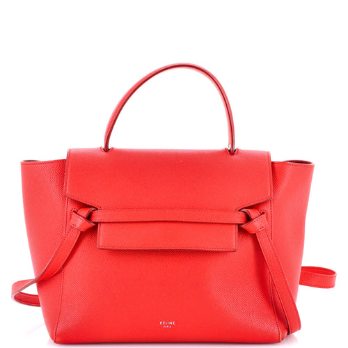 CELINE Belt Bag Textured Leather Micro