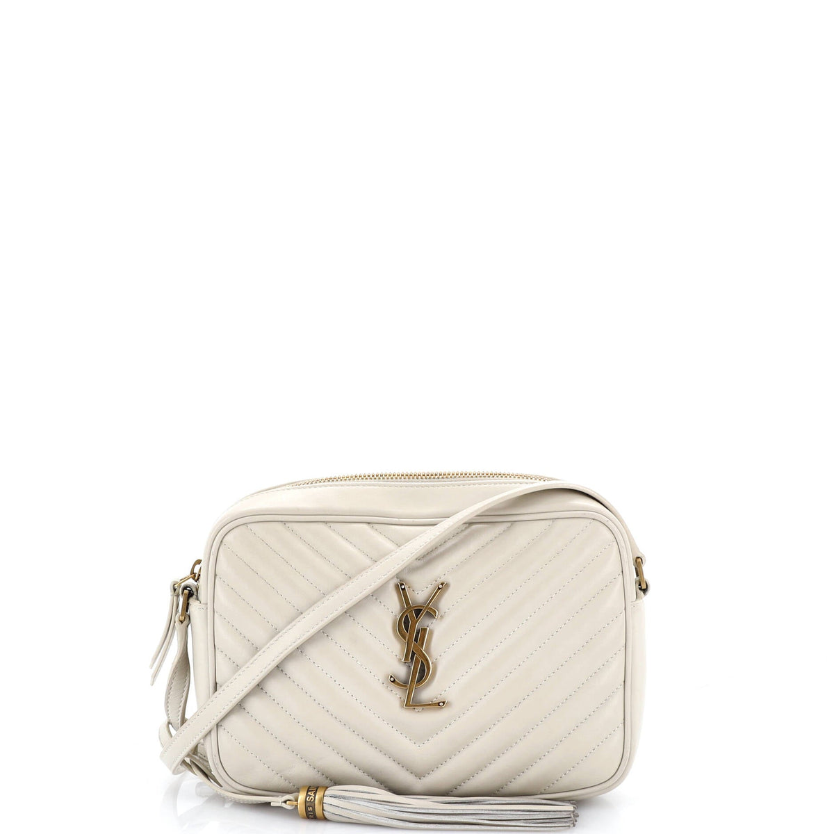 Saint Laurent Lou Camera Bag Matelasse Chevron Leather Small