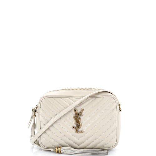 Lou Camera Bag Matelasse Chevron Leather Small
