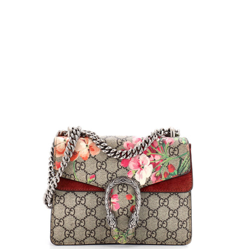 GUCCI Dionysus Bag Blooms Print GG Coated Canvas Mini