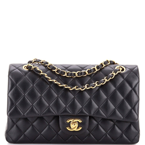 CHANEL Classic Double Flap Bag Quilted Lambskin Medium
