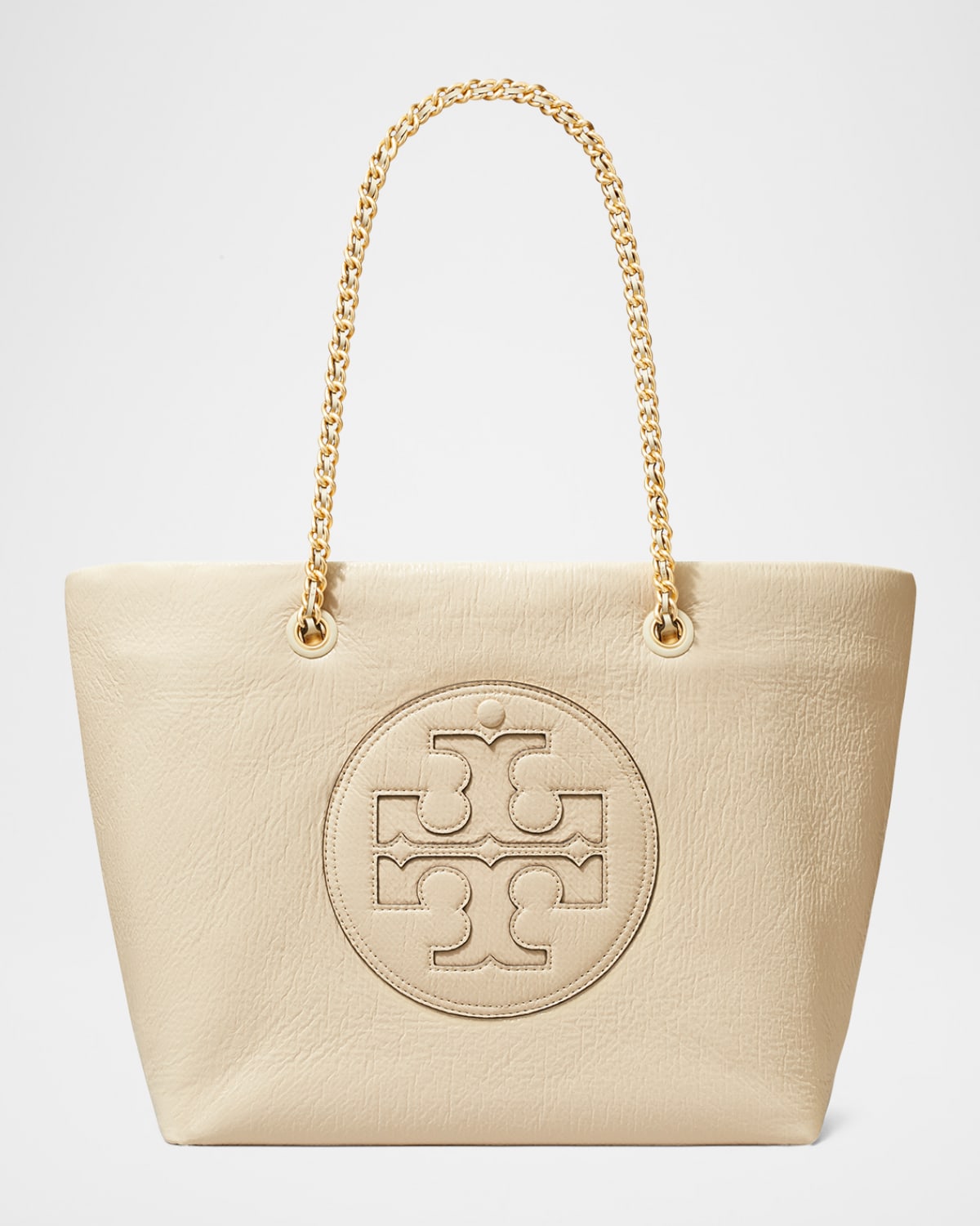 Tory Burch Ella Crinkled Patent Chain Tote Bag