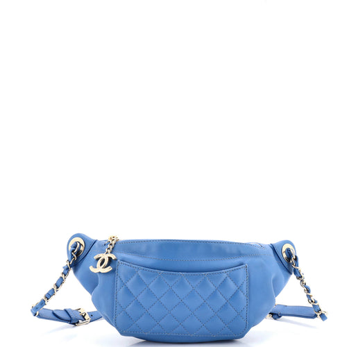 CHANEL Bi Classic Waist Bag Quilted Lambskin