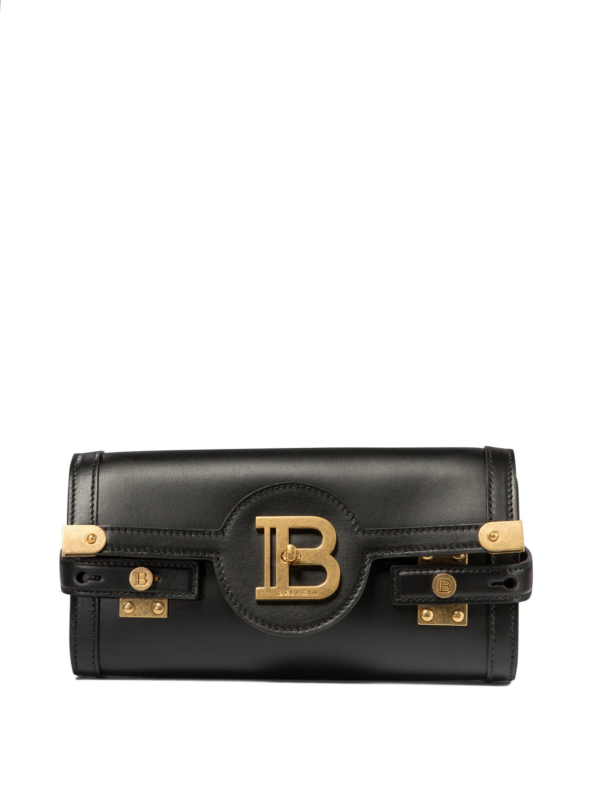 Balmain Women's B Buzz Clutch in Black | DN1LE596LAVE0PA
