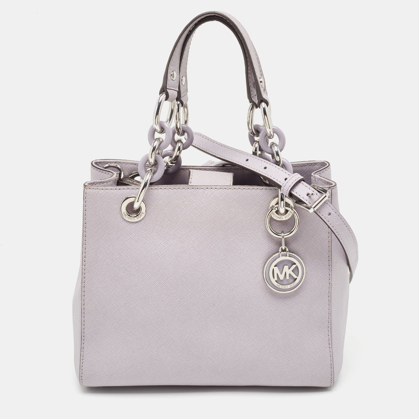 Michael Kors Lilac Leather Small Cynthia Tote