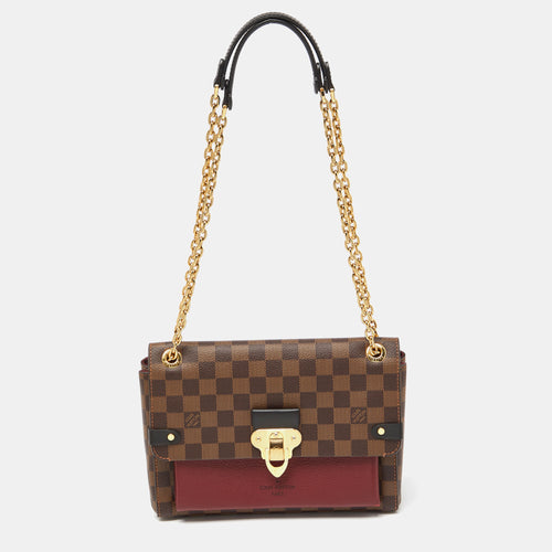 Bordeaux Damier Ebene Canvas Vavin PM Bag