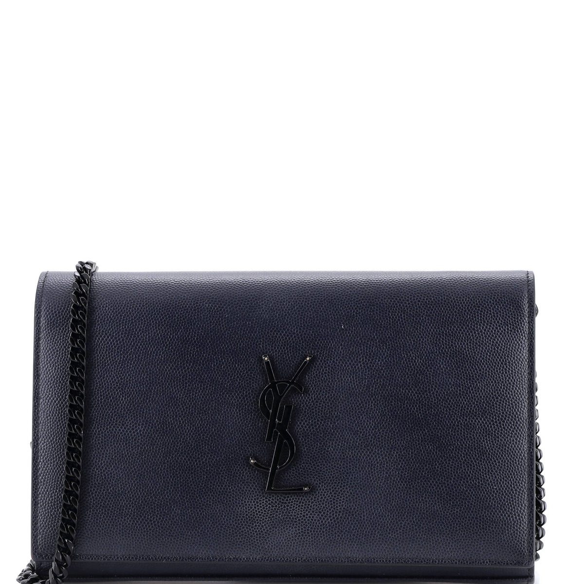 Saint Laurent Classic Monogram Wallet on Chain Leather