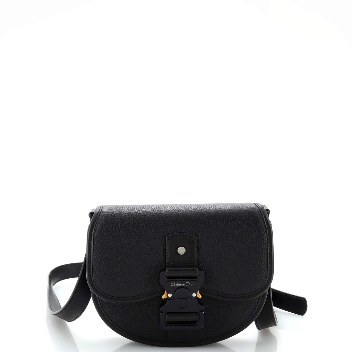 Christian Dior Gallop Flap Messenger Bag Leather Mini