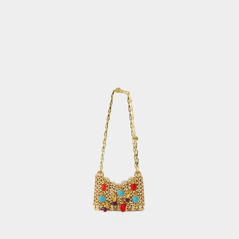 Rabanne Women's Disc Bag in Gold | 24FSS0127MET675 Color P710