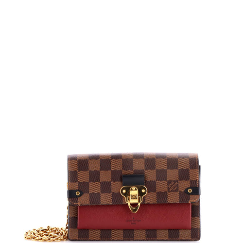 Vavin Chain Wallet NM Damier with Leather
